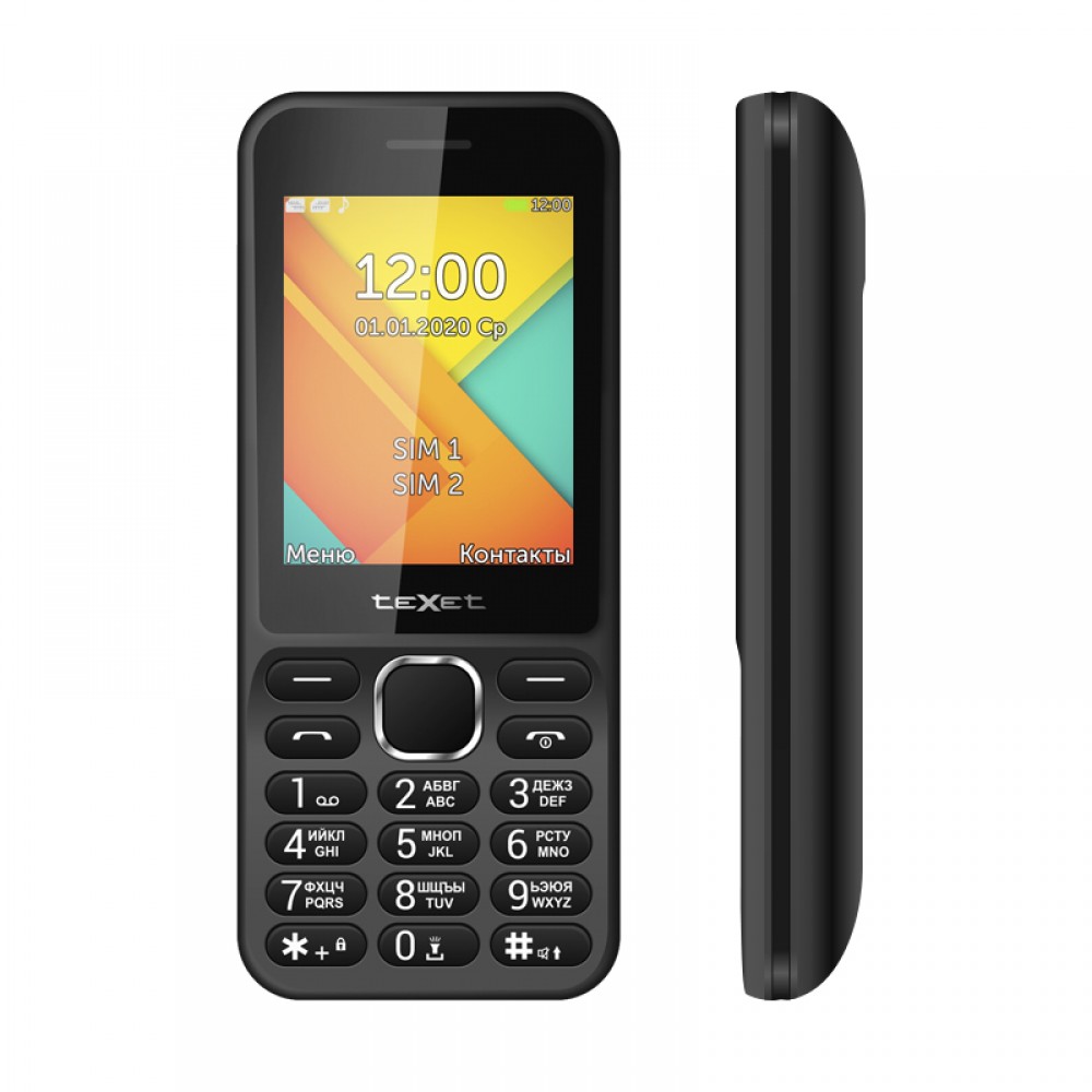 Сотовый телефон TEXET TM-D326 (черный)