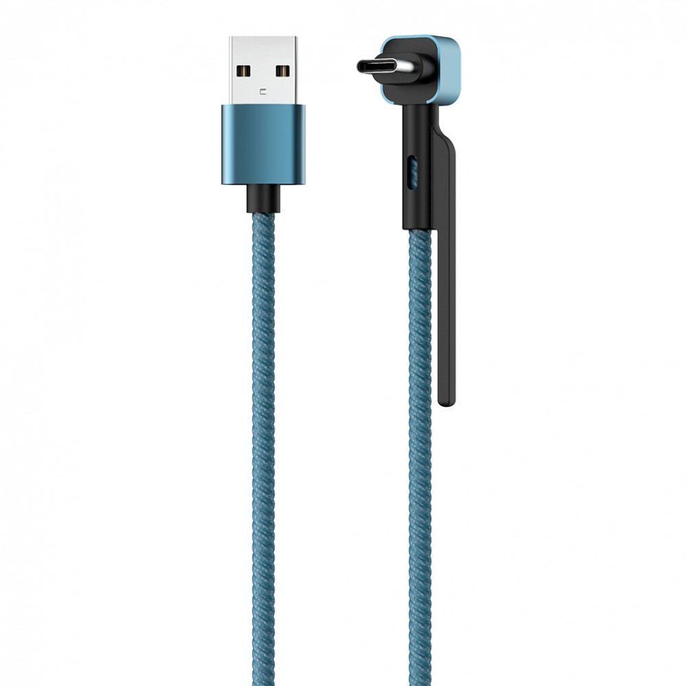 Кабель STAND, USB 2.0 - Type-C, 1.2м, 2,1А, OLMIO
