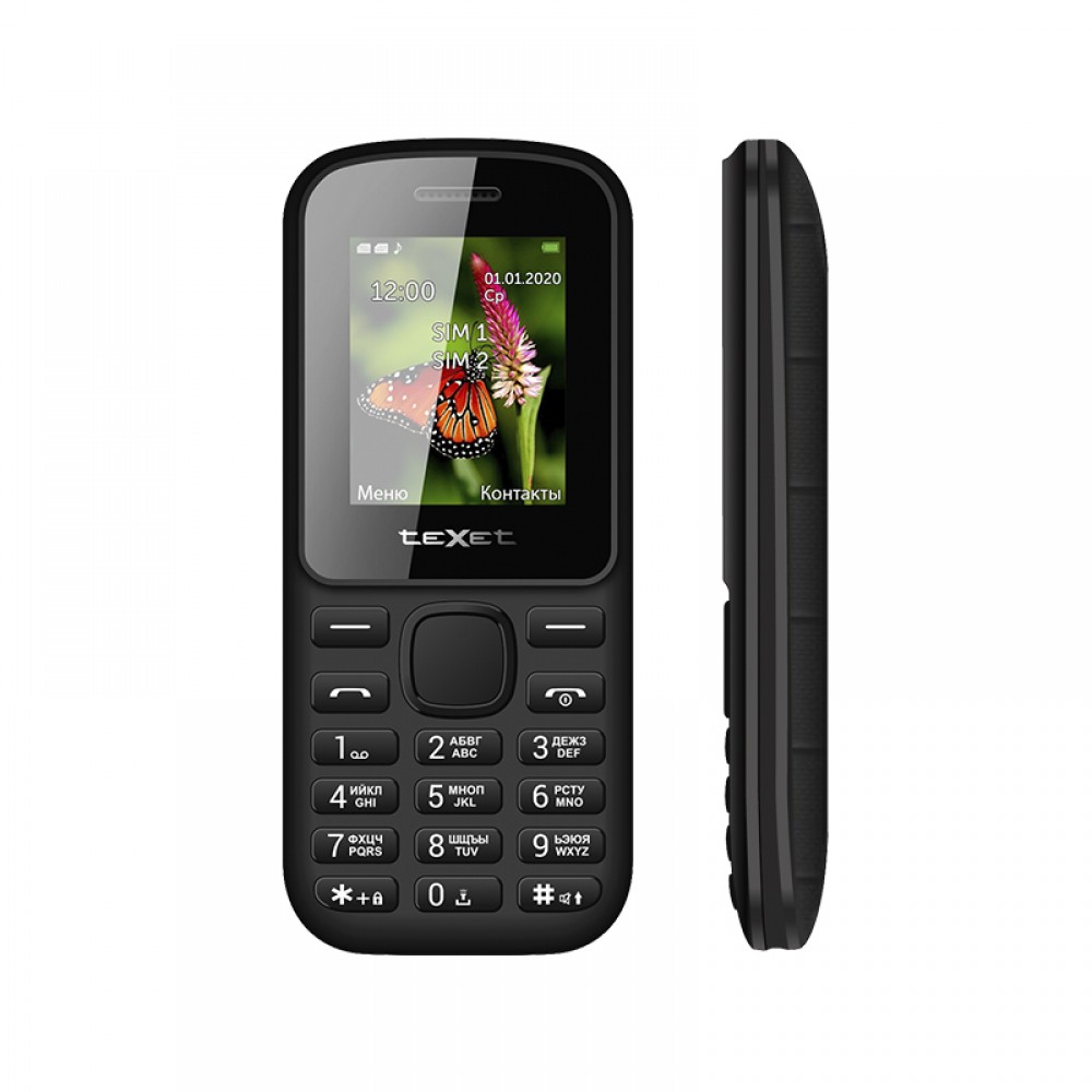 Сотовый телефон TEXET TM-130 Black