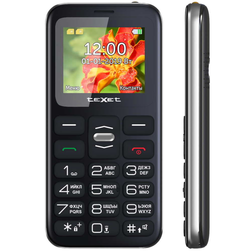 Сотовый телефон TEXET TM-B209 Black