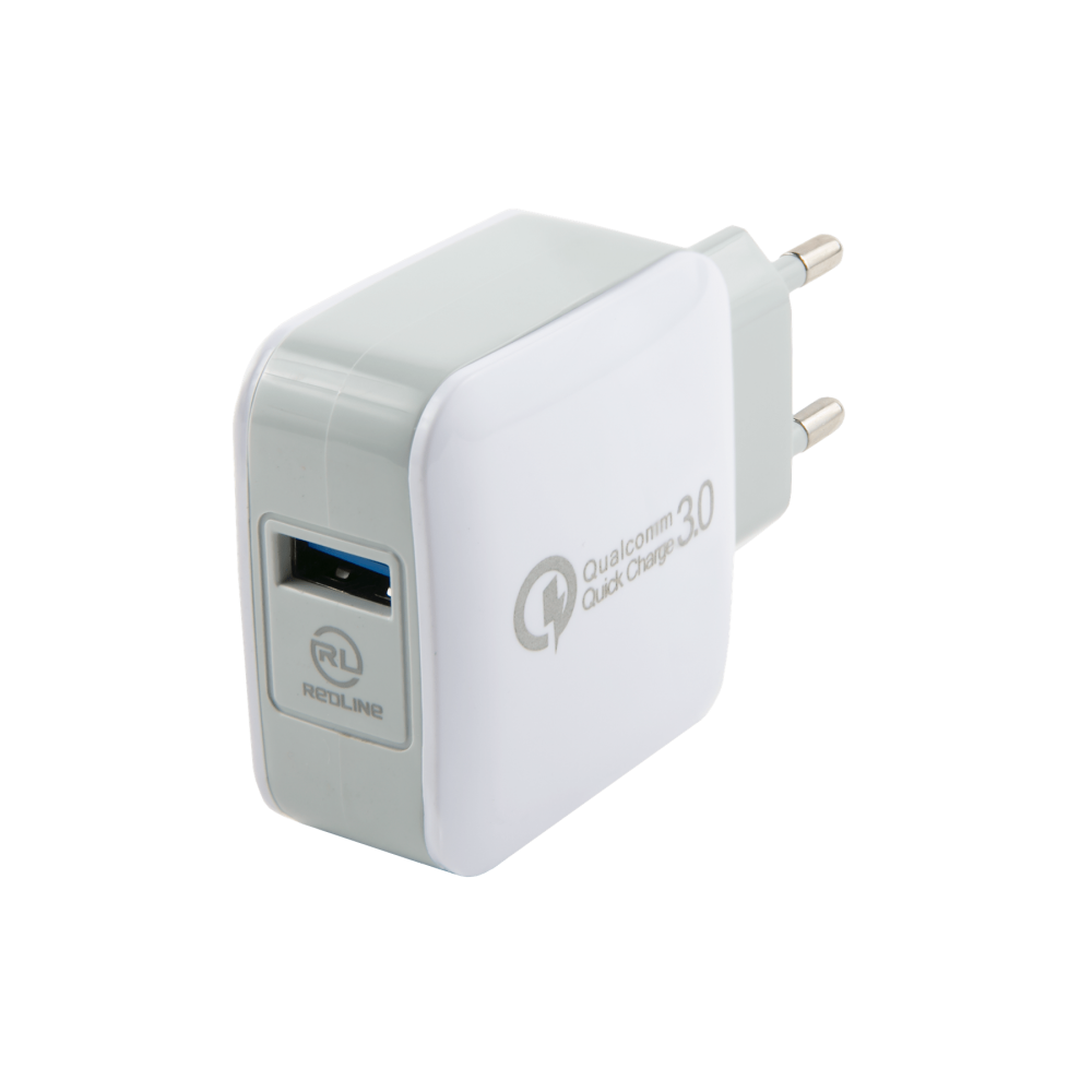 СЗУ RED LINE Tech USB QC3.0 (модель NQC-4), белый
