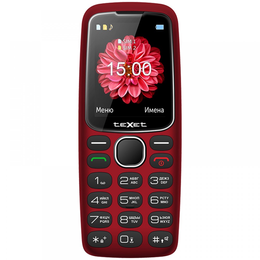 Сотовый телефон TEXET TM-B307 Red