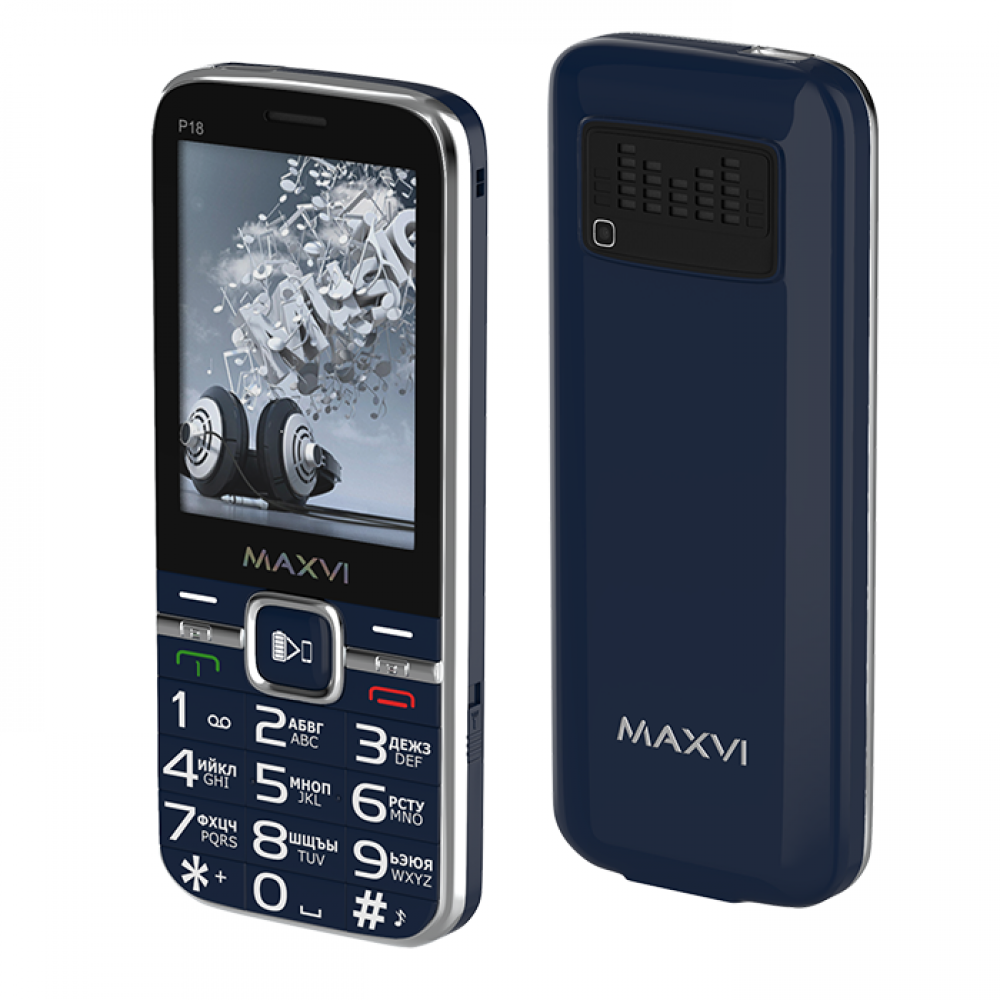 Сотовый телефон MAXVI P18, синий