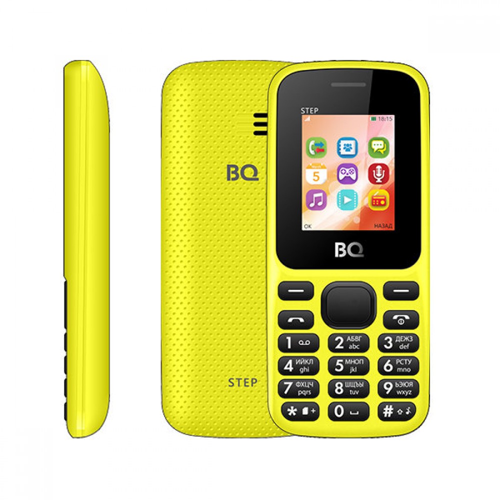 Сотовый телефон BQ-1805 Step Yellow_без СЗУ в комплекте