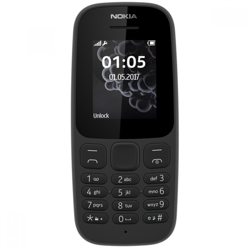 Сотовый телефон NOKIA 105 DS Black TA-1174