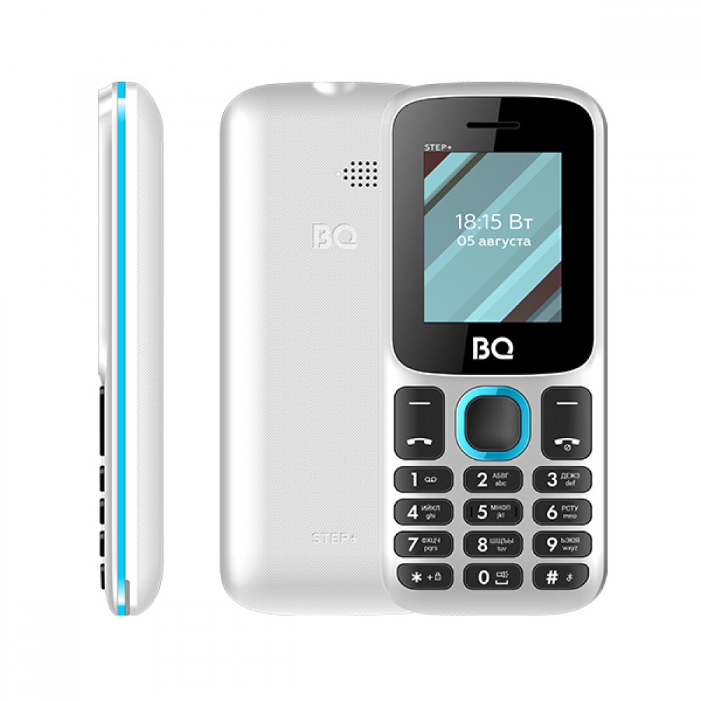 Сотовый телефон BQ M-1848 Step+ White Blue