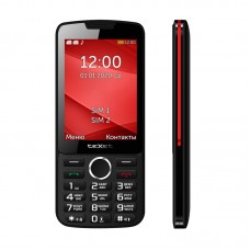 Сотовый телефон TEXET TM-308 Black Red